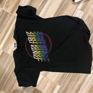 Black Santa Cruz t shirt